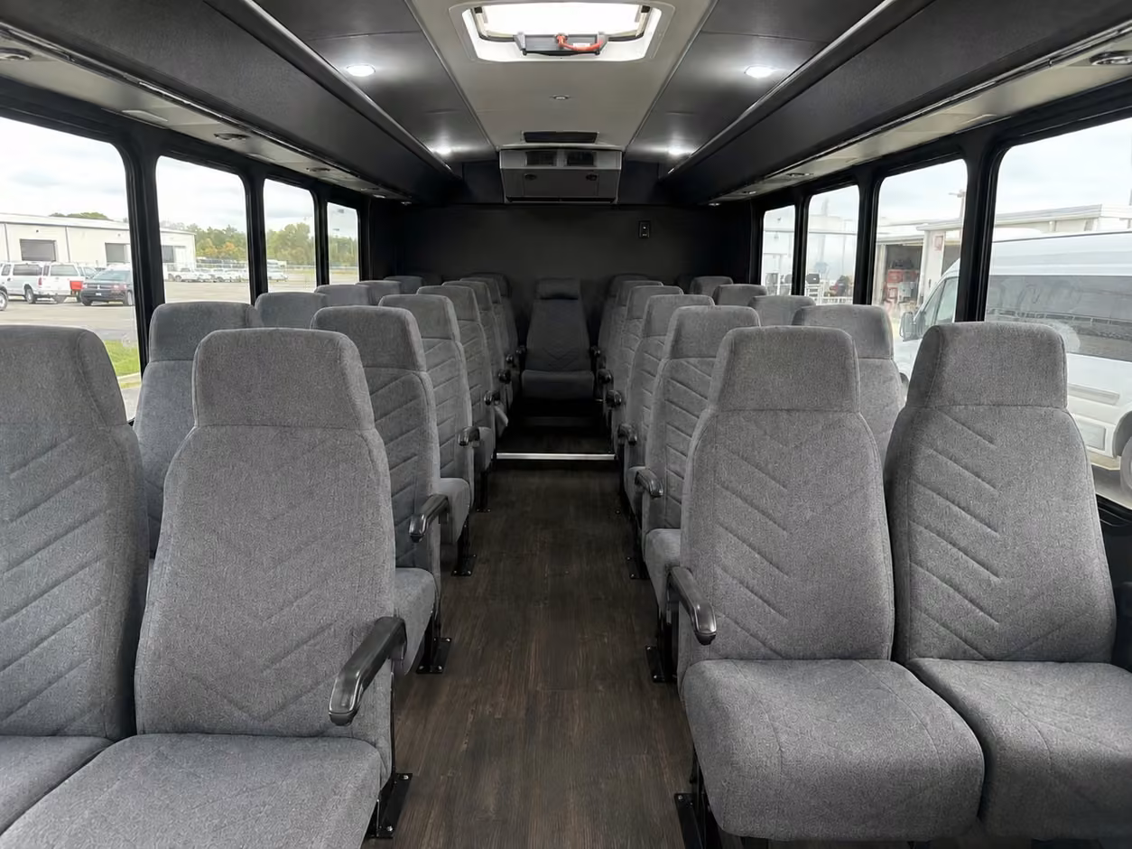 15 35 passenger minibus inside