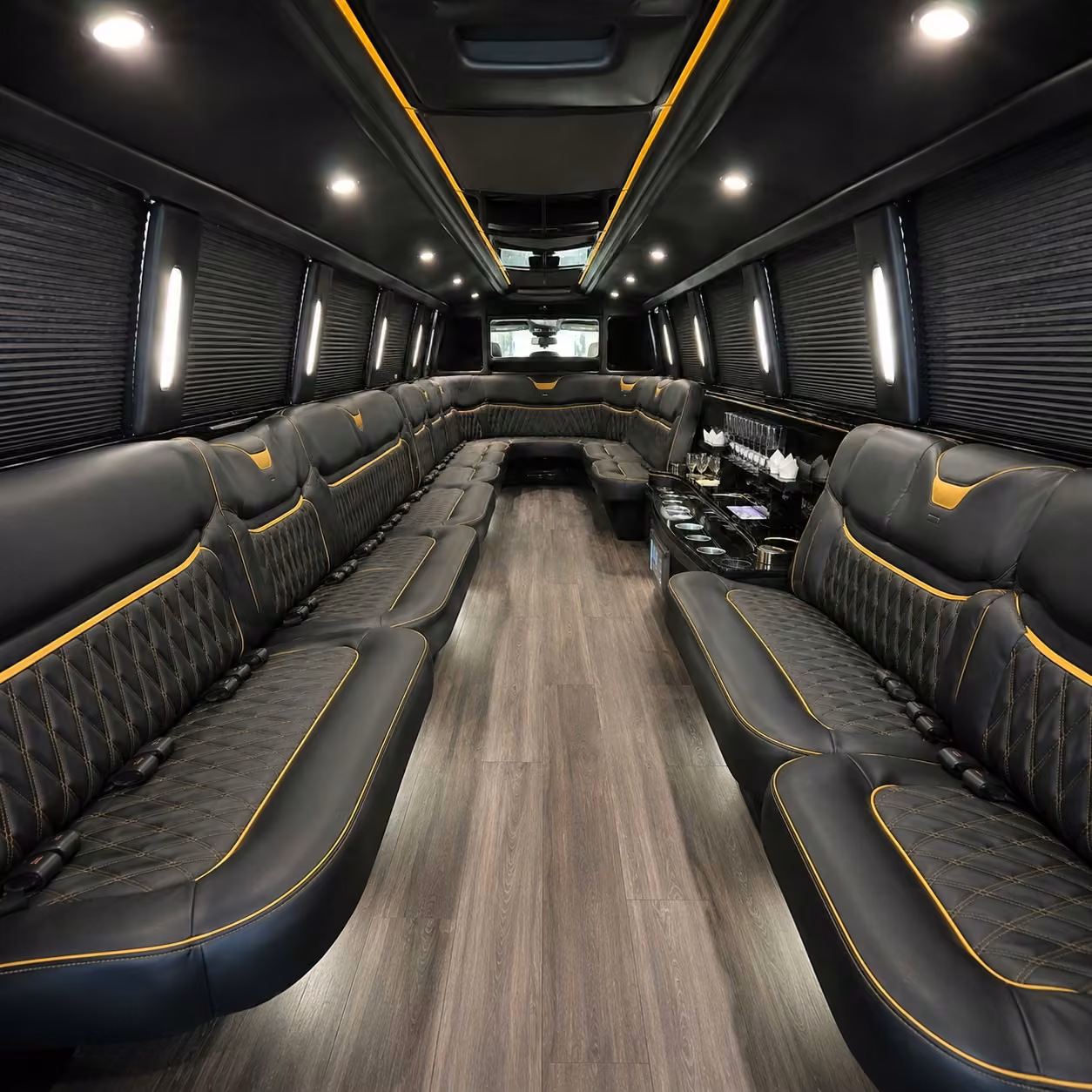 hummer limo inside